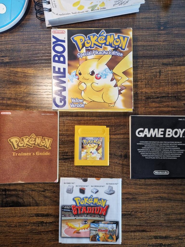 Pokemon Yellow Game Boy, Spelcomputers en Games, Games | Nintendo Game Boy, Ophalen of Verzenden, Zo goed als nieuw, Overige genres