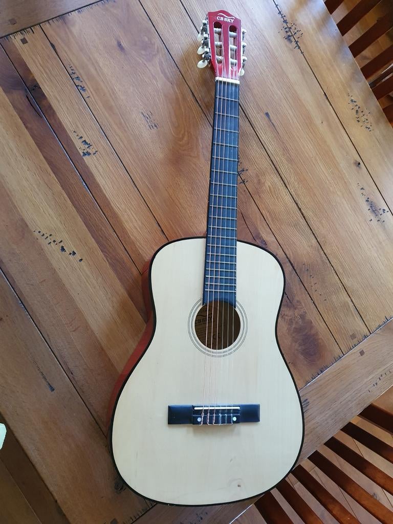 Z.g.a.n.CBSKY gitaar/houten gitaar van CB SKY, Ophalen, Zo goed als nieuw, Klassieke of Spaanse gitaar