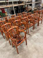 16 stoelen gestoffeerd cafestoel eetkamerstoel, Ophalen, Gebruikt, Overige kleuren, Stof