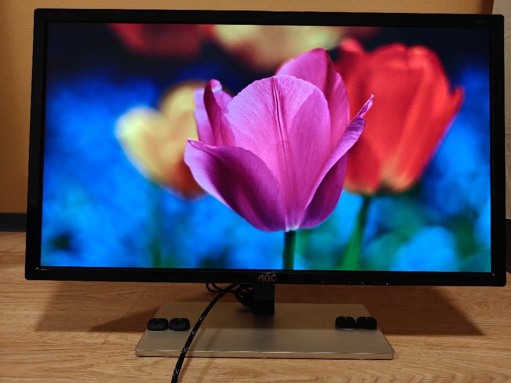AOC U2879VF – 28" 4K UHD Monitor, Kantelbaar, HDMI, AOC International, 1 tot 2 ms