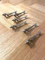 Teckel Messenhouders - Set van 6, Verzenden, Zo goed als nieuw