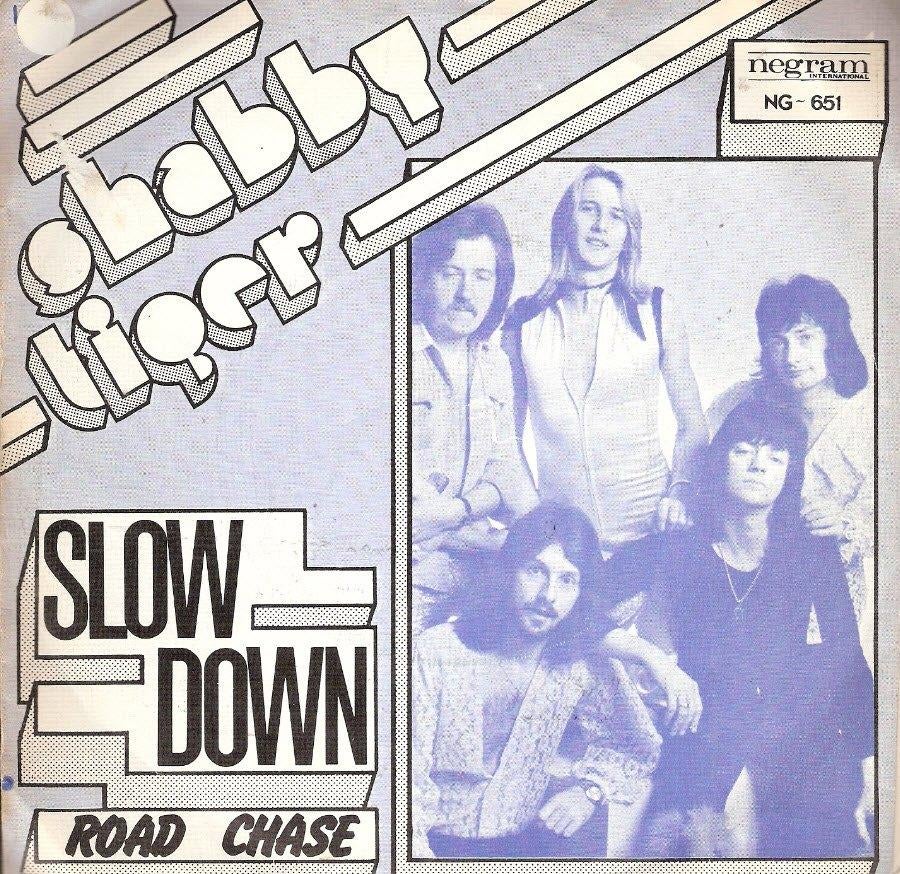 Shabby Tiger - Slow Down -Glamrock 1975, Ophalen, Gebruikt, Pop