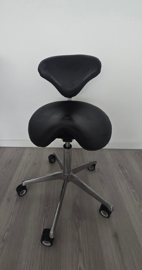 Splinternieuw Ergonomische werkstoel / zadelstoel pedicure, Huis en Inrichting, Bureaustoelen, Ophalen of Verzenden, Zwart, Bureaukruk