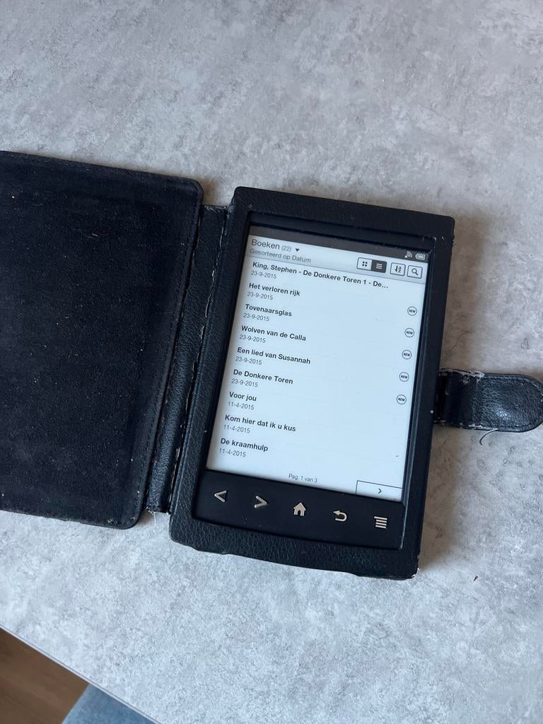 Sony Reader PRS-T2N e-reader, Computers en Software, E-readers, Ophalen of Verzenden, Gebruikt, 6 inch of minder, Touchscreen