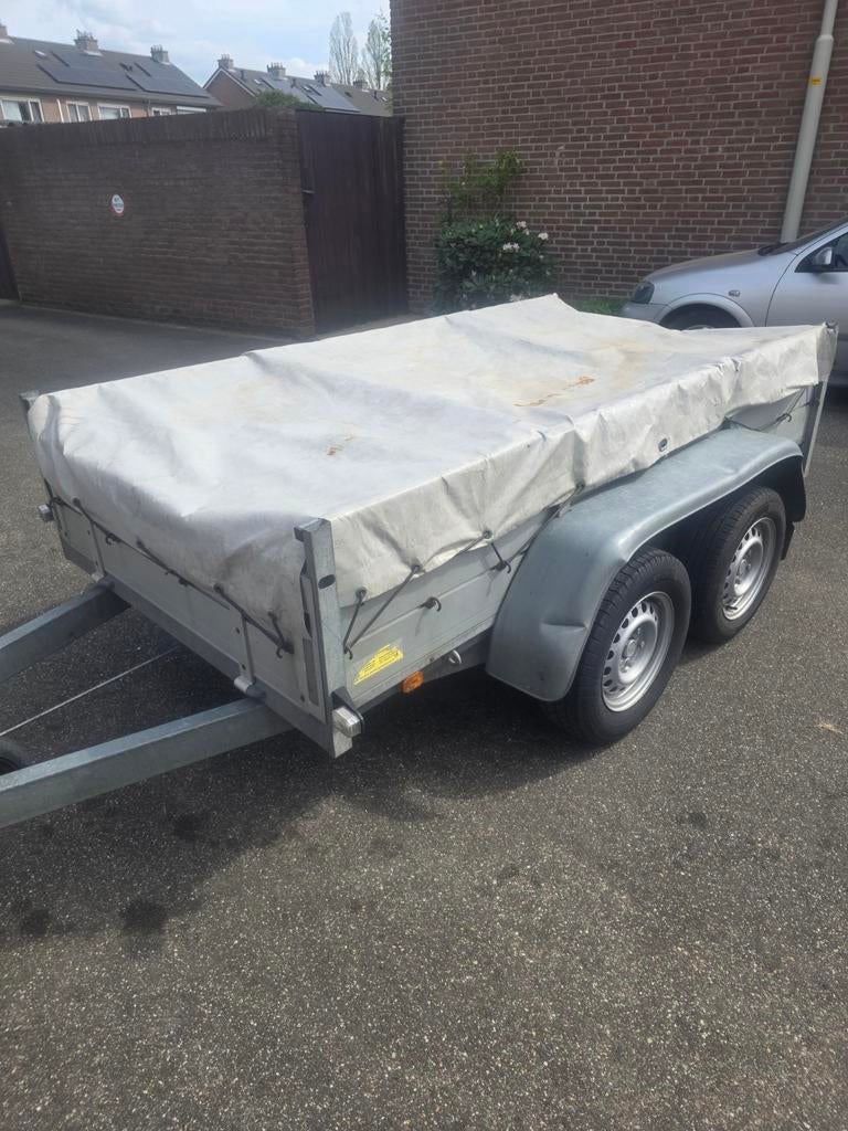 Anssems BSX 2500kg 251x130cm aanhanger, Ophalen, Gebruikt