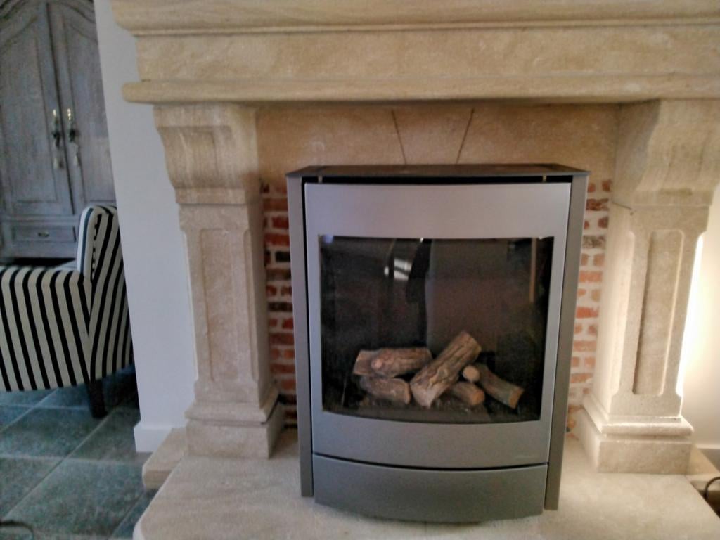 Te koop gaskachel,vorig jaar nog beurt gehad., Ophalen of Verzenden, Gebruikt, Gashaard