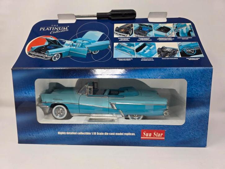 Mercury Montclair 1956 1:18 in OVP Sun Star, Hobby en Vrije tijd, Modelauto's | 1:18, Zo goed als nieuw, Sun Star, Ophalen of Verzenden