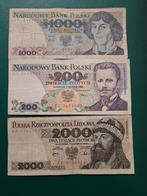 Bankbiljetten Polen zloty 1979 jaar x2 1988, Ophalen of Verzenden, Polen, Setje