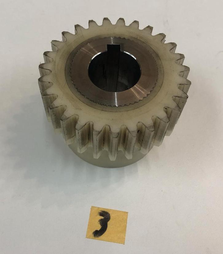 kettingwiel tandwielen lagerwielen nylon wiel kabelrol assen, Doe-het-zelf en Verbouw, Motoren, Zo goed als nieuw, Overige typen