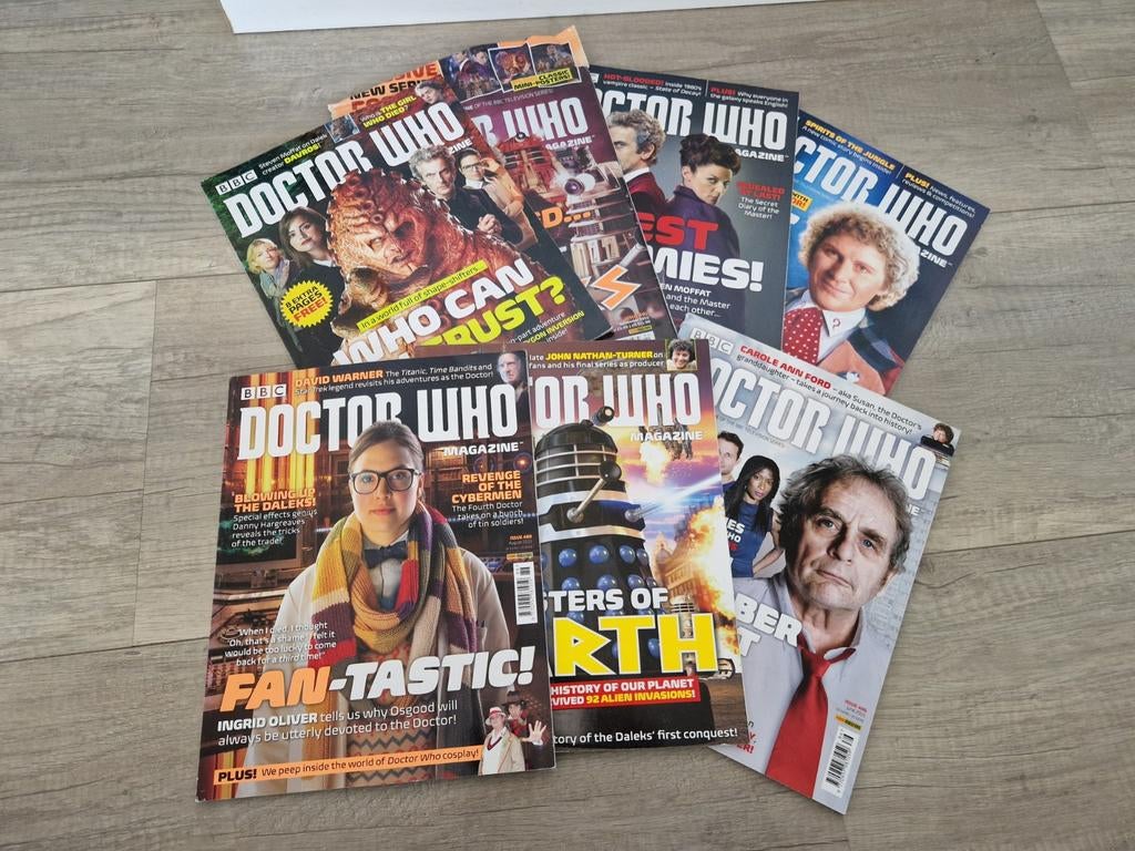 7 engelse doctor who tijdschriften magazine 2015 bbc, Boeken, Tijdschriften en Kranten, Ophalen of Verzenden, Zo goed als nieuw