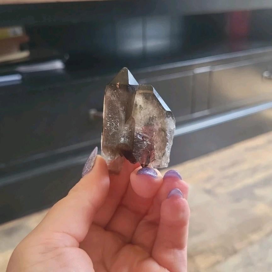 Rookkwarts cluster - 35 gram, 3 cm, Ophalen of Verzenden, Mineraal