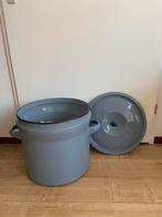 Heel grote grijs  emaille ketel pan, Ophalen