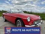 MG MGB Cabriolet | 1964 | Route 66 Auctions, Auto's, Oldtimers, Overige carrosserieën, Zwart, Bedrijf, Handgeschakeld