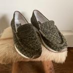 Via Vai instappers maat 38 luipaardprint, Kleding | Dames, Instappers, Ophalen of Verzenden, Zo goed als nieuw, Groen