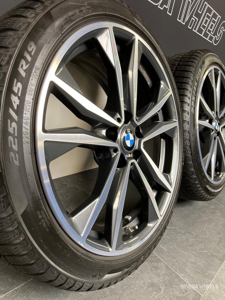 19” originele BMW X1 F48 X2 F39 velgen + winterbanden 5x112, 19 inch, Gebruikt, -, -