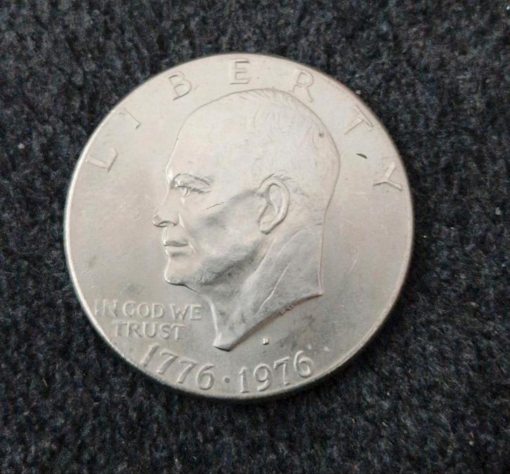 Amerikaanse Eisenhower Dollar 1776-1976, Postzegels en Munten, Munten | Amerika, Noord-Amerika, Ophalen of Verzenden