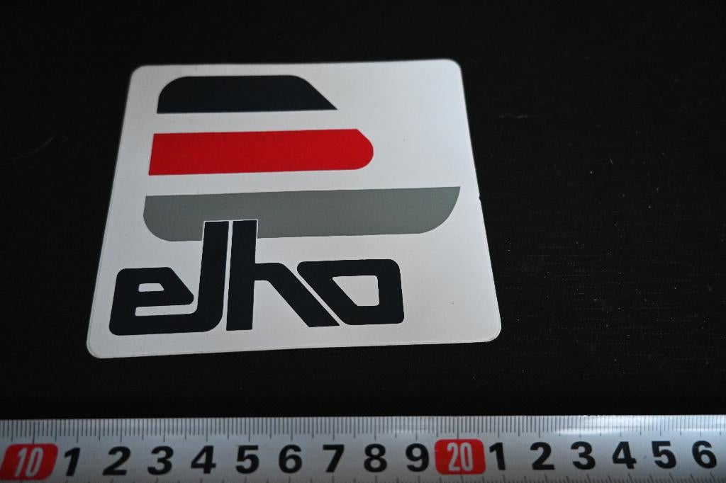 sticker logo ELHO, Ophalen, Zo goed als nieuw