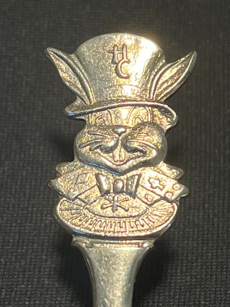 Vintage bewerkt lepeltje., Ophalen of Verzenden