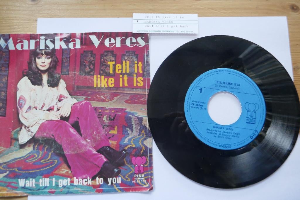 Single: Mariska Veres – Tell It Like It Is, Ophalen of Verzenden, Gebruikt, Pop, Single