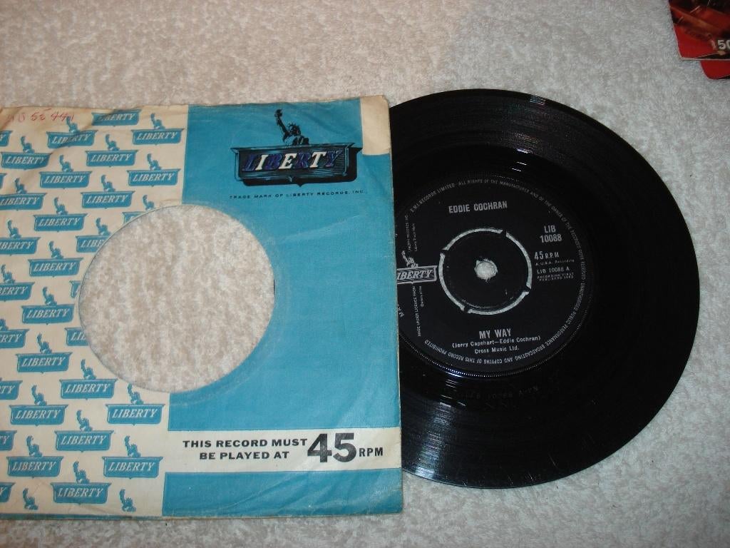 Eddie Cochran   My Way       Orgineel, Cd's en Dvd's, Vinyl Singles, Ophalen of Verzenden, Gebruikt, Pop, Single
