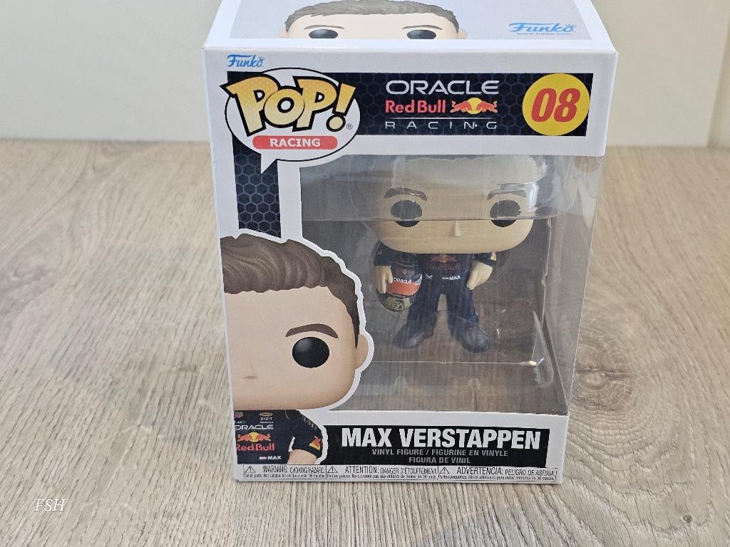 Max Verstappen Funko Pop Racing (08)., Verzamelen, Automerken, Motoren en Formule 1, Ophalen of Verzenden, Zo goed als nieuw, Formule 1