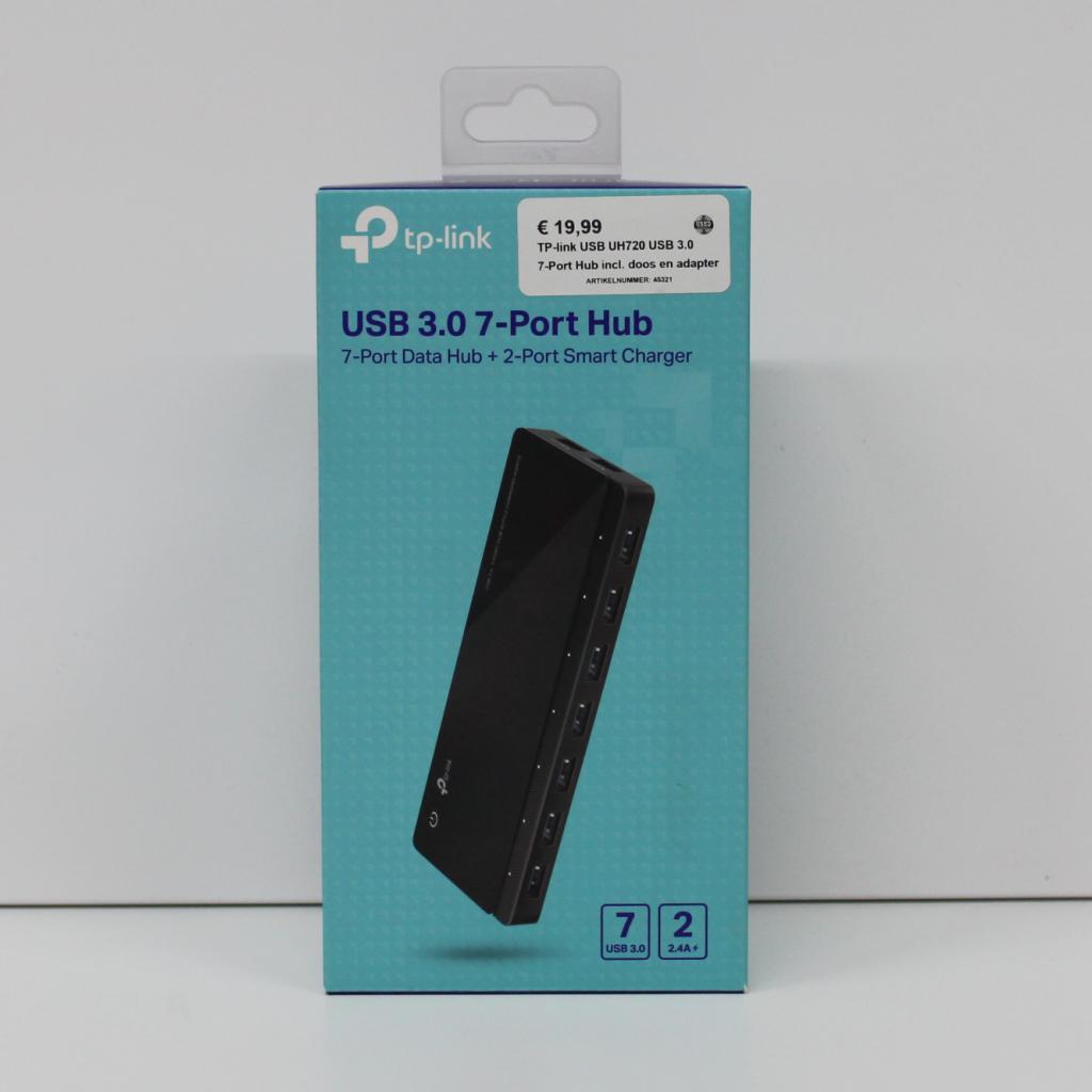 TP-link USB UH720 USB 3.0 7-Port Hub incl. doos en adapter, TP-Link, Nieuw, Support@tplink.com, TP-Link Corporation Limited
Room 901, 9/F, New East Ocean Centre
9 Science Museum Road, Tsim Sha Tsui
Kowloon, Hong Kong