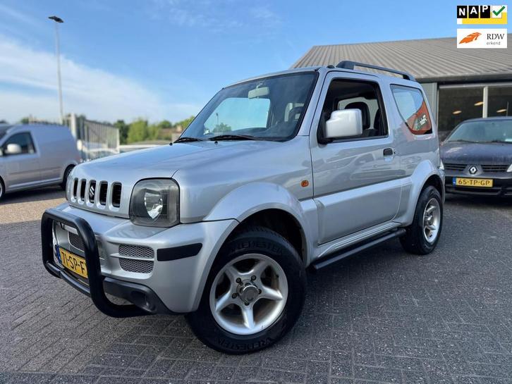Suzuki Jimny 1.3 JLX*4WD*Bullbar*Nl Auto*Lm-Velgen!, Auto's, Suzuki, Bedrijf, Te koop, Jimny, 4x4, ABS, Airbags, Centrale vergrendeling