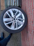 4 banden met velg - 225/45R18 Bridgestone Potenza, Ophalen, 18 inch, Gebruikt, Banden en Velgen