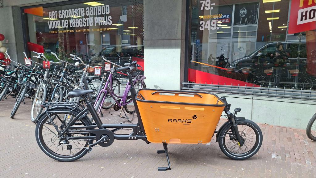 Fietshokje Raaks: Raaks Modo elektrische bakfiets, Fietsen en Brommers, Fietsen | Bakfietsen, Nieuw