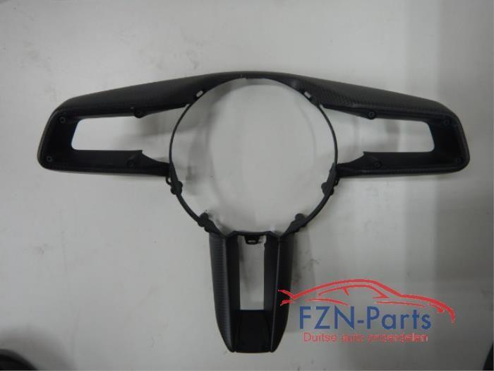 Porsche 911 992 Mat Carbon inleg Stuur Klein Motief, Auto-onderdelen, Ophalen of Verzenden, Gebruikt