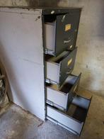 2 metalen opbergkasten met 4 lades, Ophalen, Minder dan 50 cm, Gebruikt, 100 tot 150 cm