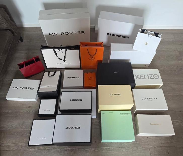 Luxe merk verpakkingen, Verzamelen, Merken en Reclamevoorwerpen, Zo goed als nieuw, Verpakking, Ophalen