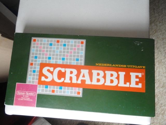 Scrabble (Spear-Spelen) Plastic Blokjes, Verzenden, Gebruikt
