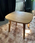 Houten Salon/Bijzettafel, Ophalen, 50 tot 100 cm, Rond, Zo goed als nieuw