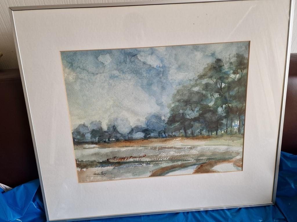 Aquarel schilderij!, Ophalen