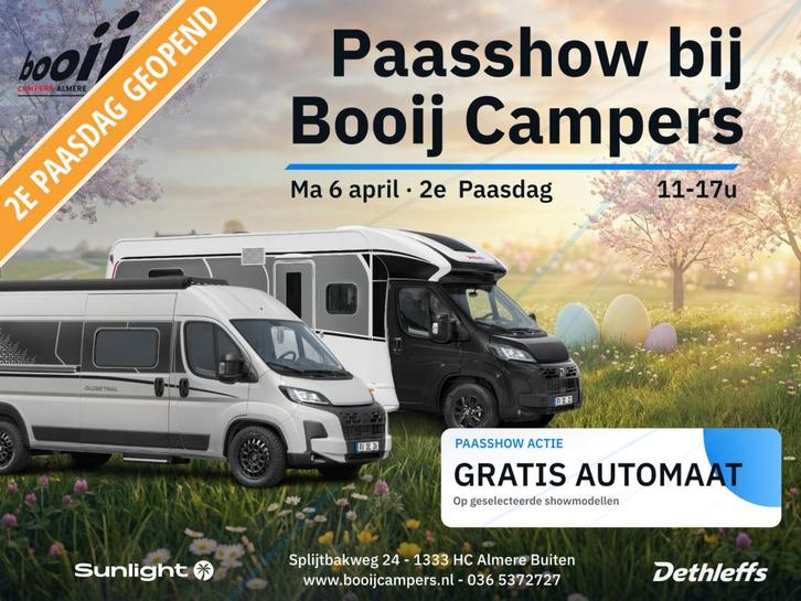 Sunlight A68 Compacte Alkoof, Caravans en Kamperen, Campers, tot en met 4, Alkoof, Sunlight, Fiat, Diesel, Handgeschakeld