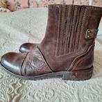 Donkerbruine Heren Enkellaarzen Maat 44 merk Bugatti!!, Bugatti, Bruin, Boots, Nieuw