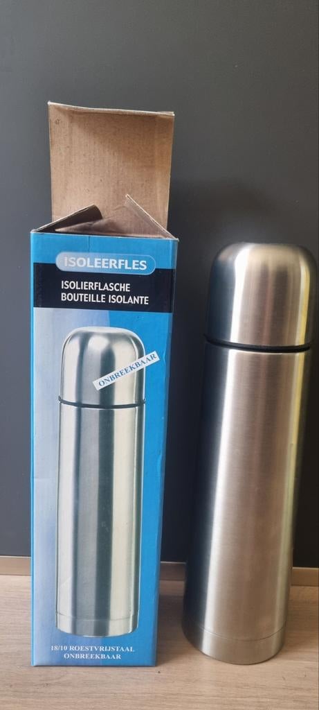 RVS isoleerfles, NIEUW, Nieuw, 40 liter of meer, Ophalen of Verzenden, Rvs