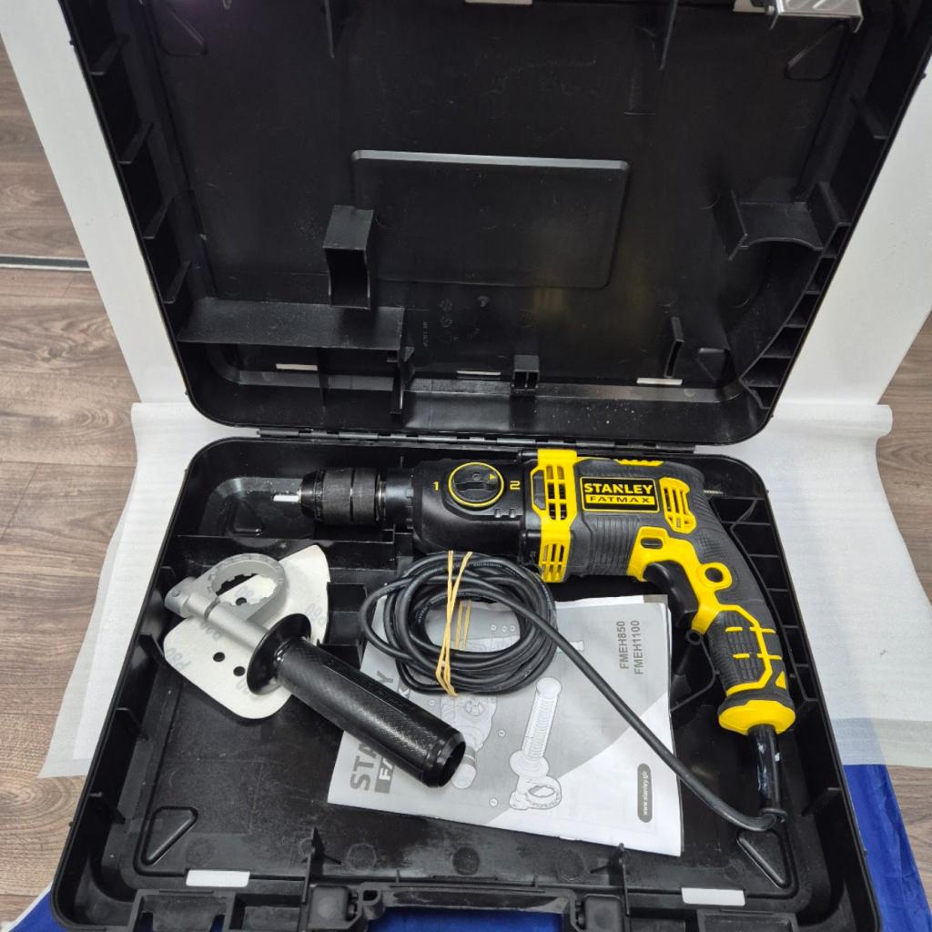 Stanley FATMAX Klopboormachine 850W in koffer met garantie, Doe-het-zelf en Verbouw, Gereedschap | Boormachines, Zo goed als nieuw