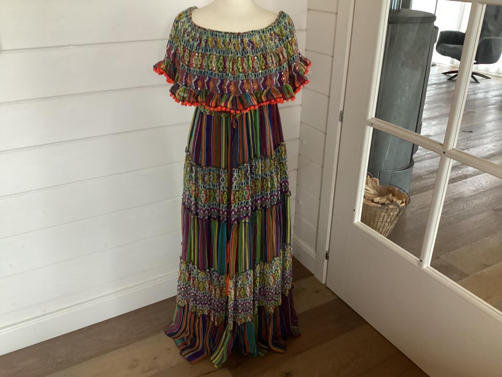 Miss June longdress boho bohemian ibiza nieuw one size, Kleding | Dames, Jurken, Overige kleuren, Maat 42/44 (L), Nieuw, Ophalen of Verzenden