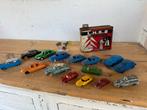 Verzameling Citroën DS modellen en vintage olieblik, Gebruikt, 1:50 of kleiner, Auto, Ophalen