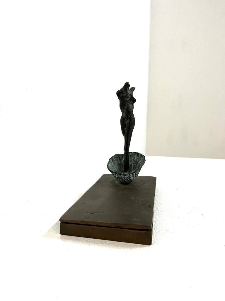 Bronzen, messing sculptuur, gesigneerd Leo van Vegchel 1998, Ophalen of Verzenden