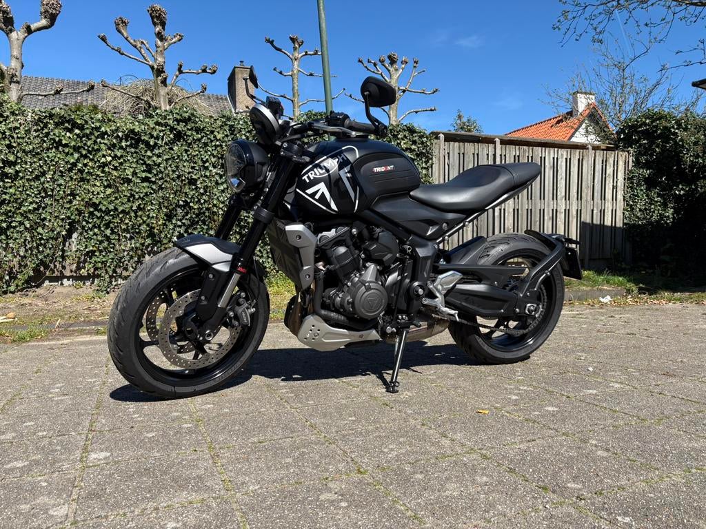 Triumph Trident 660 lage km stand 4700 bj 2022, Motoren, Particulier, Naked bike