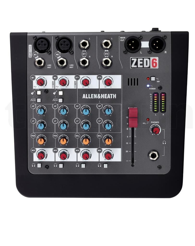 Allen & Heath ZED 6, Muziek en Instrumenten, Ophalen, Zo goed als nieuw, 10 tot 20 kanalen