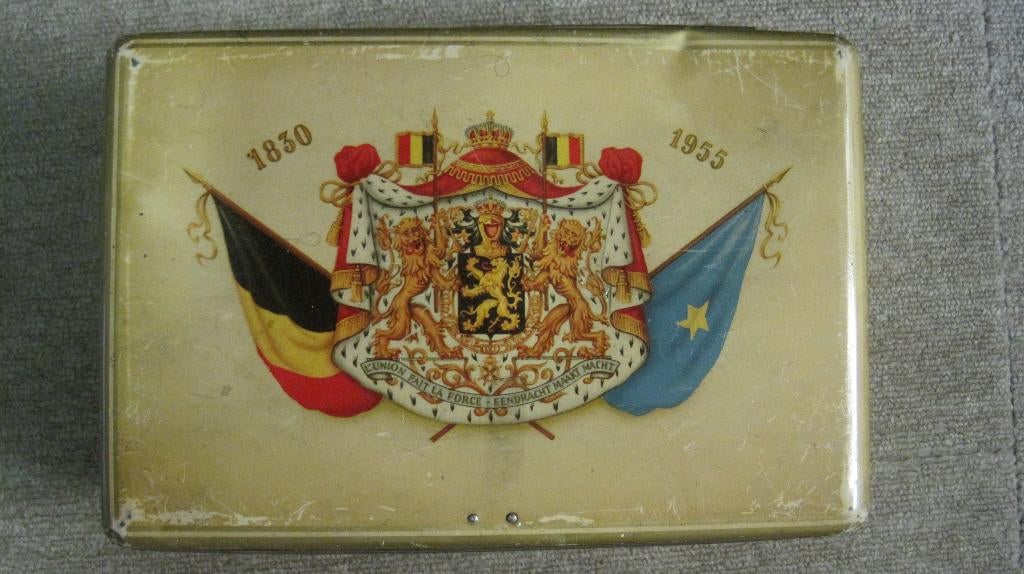 Van Melle antieke blik, Verzamelen, Blikken, Ophalen of Verzenden, Gebruikt, Overige, Overige merken