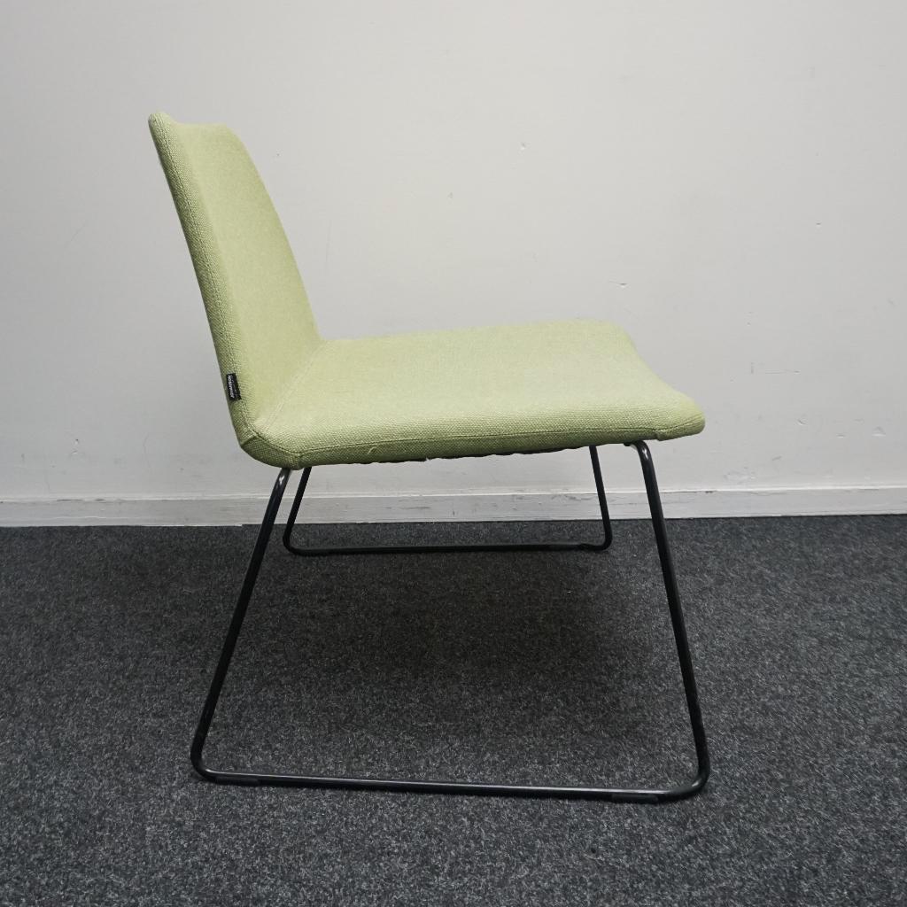 Johanson Mind EC Design Fauteuil | Groen Gemeleerd / Zwart, Gebruikt, -, -, 75 tot 100 cm