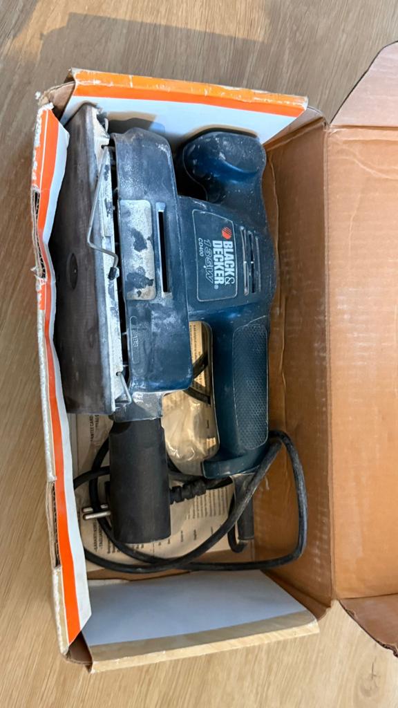 Black & Decker CD400 schuurmachine, Ophalen, Gebruikt, Minder dan 600 watt, Vlakschuurmachine