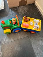 Speelgoed tractor met geluid en dieren, Ophalen, Zo goed als nieuw