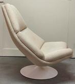 Artifort F510 fauteuil - Geoffrey Harcourt (opnieuw te stoff, Gebruikt, Ophalen of Verzenden, 75 tot 100 cm, Stof