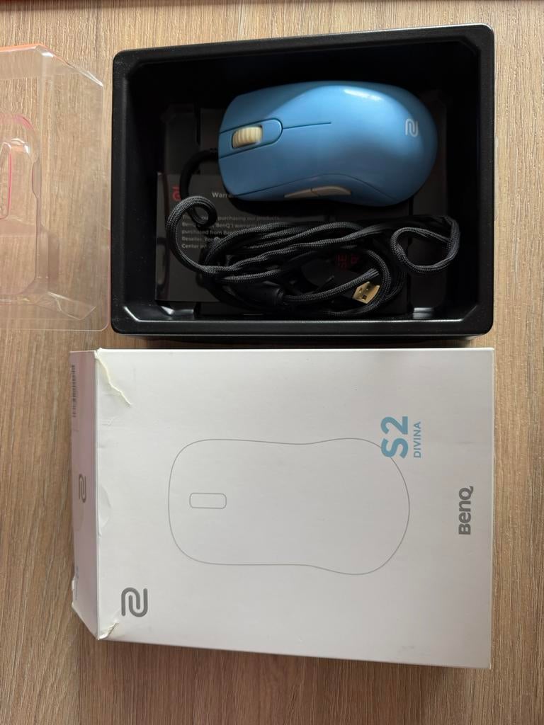 Zowie S2 Divina Blue, Computers en Software, Muizen, Zo goed als nieuw, Ophalen of Verzenden